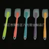 Herramientas para hornear Tamaño pequeño Integrado Transparente Silicona Raspador Pastel Crema Mantequilla Raspador Espátula Mini Raspador