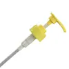 Garrafa de Líquido de Limpeza de 1,29 Litros, Recipiente Amarelo para Líquido de Limpeza, Balde Dispenser de Líquido Tipo Pressão de 5 Litros, Garrafa Plástica