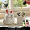 Coelho Vermelho de Desenho Animado Difusor de Pedra de Aromaterapia Sem Chama Óleo Essencial Quarto Casa Decoração de Mesa Criativa Nicho Decoração de Alto Padrão