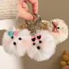 LLAVERO HECHO A MANO PARA EVENTOS CADENA MUÑECO DE PELUCHE COLGANTE DE MUÑECA BOLSA CON CORAZÓN DE NIÑA JOYERÍA COLGANTE PARA MUÑECA