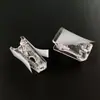Clips de PP transparentes acrílicos sin adhesivo del fabricante para documentos, cuadernos, exámenes estudiantiles, clips de plástico, accesorios de papelería
