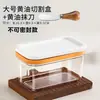 Dispensador de Mantequilla Cortador de Queso Bloque Almacenamiento Caja de Queso Herramienta para Queso y Mantequilla con Tapa para Congelar Refrigerador