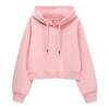 Sudadera con capucha para mujer otoño color puro elegante moda casual deportiva moderna W304