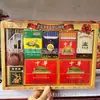 Produtos de Papel para Sacrifício, Tabaco e Vinho, Caixas Acabadas, Suprimentos para o Festival Qingming, Produtos de Papel de 1 de Outubro, Suprimentos Funerários Atacado a Preços Baixos