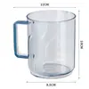 Onda de Agua Nórdico Creativo Transparente Taza para Lavar Taza para Enjuague Bucal Pareja Hogar Simple Plástico Taza de Dientes Taza para Cepillo de Dientes