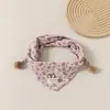 Cachecol Triangular à Prova de Vento e Quente para Crianças Outono e Inverno Novo Cachecol de Bebê Meninas Meninos Fofo Estilo Coreano Tendência Cachecol de Bebê
