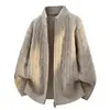 Jaqueta de Tricô Masculina Estilo Riqueza Antiga de An Yang Outono 2026 Novo Cardigan de Tricô Quente Casual com Gola Alta Dropshipping