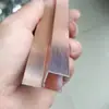 Accesorios para particiones de baños públicos partición aluminio tipo h tira de borde lateral de puerta tira de junta de puerta fabricantes ventas