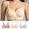 Sujetador Inalámbrico Transpirable Zeriluna sin Costuras con Copas Fijas, Ropa Interior Sin Costuras y Cómoda