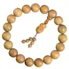 Colgante para Coche de Sándalo Verde Pixiu, Colgante de Artesanía en Madera, Cuentas de Oración, Pulsera de Cuentas Budistas de Madera, Accesorio de Pulsera Unisex