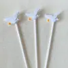 Materiais para Decoração de Bolo de Aniversário Farol Barco Estrela-do-Mar Golfinho 3g Inserções Tema Oceano Festa de Aniversário