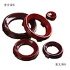 Calabaza Pequeña Natural Taibao Qi Mai Venta al por Mayor Artesanías de Madera Madera Maciza Bola de Cristal Wenwan Soporte para Calabaza Grande Base Roja