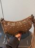 Bolso de Diseño Transfronterizo para Mujer 2025 Nuevo Verano Moda Bolso de Hombro Cruzado con Remaches Estilo Coreano Bolso Dumpling