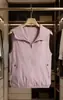 26025 Novo Da Ai Mei Yi Yuan 2026 Novo Colete Curto com Capuz de Moda de Alta Qualidade Versátil Sem Mangas para Mulheres