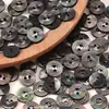 Botones de Concha Grabados con Diseños Florales, Botones de Concha Negros y Blancos Tallados con Diseños de Tarot, Botones de Alta Gama para Trajes, Cardigans y Camisas