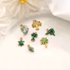 Colgante de Delfín de Dibujos Animados Mini Colgante de Gota de Aceite Pendientes Lindos Colgante Acero Inoxidable Pendientes Hechos a Mano DIY Colgante de Joyería