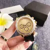 Relojes Serie Ginebra Correa de Silicona Relojes Famosos No Automáticos Hombres Imitación de Relojes Mecánicos Modernos Resistentes al Agua Luminosos