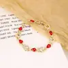 Comércio Exterior Europeu e Americano Pulseira de Cristal em Formato de Coração Feminina Pulseira de Zircônia Strass com Diamantes Pulseira Totalmente de Diamantes Explosões Transfronteiriças Amazon