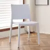 Silla de Lujo Ligero de Alta Gama con Respaldo, Silla de Moda, Silla Creativa de Plástico Nórdico para Comedor, Uso Doméstico Moderno Minimalista, Adecuada para Puestos de Comida