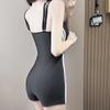 Nuevo Traje de Baño Profesional de Carreras de Estilo Deportivo para Mujer, Push-Up para Busto Pequeño, Cubre Vientre, Adelgazante, Conservador, de Una Pieza, Bóxer, para Aguas Termales