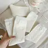 26 calcetines de encaje de principios de otoño, calcetines blancos simples estilo ballet para mujer con volantes, a media pantorrilla, calcetines holgados, calcetines largos JK