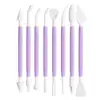 Set de herramientas de modelado con arcilla de plástico de 8 piezas transfronterizo, materiales de arte para niños, cuchillo de modelado con arcilla, herramientas de arcilla para manualidades DIY de modelos