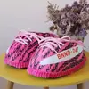 Zapatos sucios para hombre y mujer, un par de cono de felpa peluda, zapatos de invierno raros de algodón de coco, zapatillas divertidas de algodón Aj, venta al por mayor