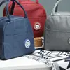 Bolsa de almuerzo tipo lonchera de fábrica, bolsa de mano con aislamiento, bolsa de almuerzo de papel de aluminio, se puede imprimir LOGO, bolsa de aislamiento para oficinista