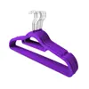 Organizador de perchas antideslizante, sin costuras, flocado, percha mágica 42CM, perchero de terciopelo para tienda de ropa al por mayor