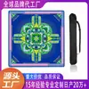 Tapetes Populares Multiestilo Transfronterizos para Mesa de Mahjong, Diseño Abstracto, Más Vendido en Amazon, Borde de Goma para Cartas de Juego