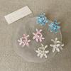 Brincos de Pérola com Flor de Gotejamento de Óleo Fresco Simples para Mulheres Personalidade de Alto Padrão Temperamento Doce Moda Versátil Brincos Brincos