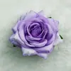 Flores Artificiales Rosas Recubiertas Cabezas de Rosa Materiales para Corona Hecha a Mano Bricolaje Decoración de Boda Estilo Bosque Decoración de Pared de Flores Venta al por Mayor