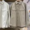 Ropa Japonesa para Hombres y Mujeres Solteros Otoño e Invierno Camisa de Trabajo Holgada Camisa de Manga Larga Chaqueta 464935/470298
