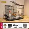 Gallinero Automático Ponedor, Jaula Plegable para Criar Pollos, Jaula Ponedora Doméstica para Pollos, Jaula de Granja para Criar Pollos, Jaula de Hierro para Criar Gansos y Patos