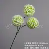 3 cabezas de flores artificiales de bola de nieve de la suerte, un ramo para arreglos florales de boda, decoraciones de hortensias y accesorios para crear exhibiciones escénicas