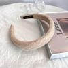 Celebridad de Internet estilo Chanel top alto de calavera diadema ancha para mujer acabado de cabello suelto diadema otoño e invierno diadema de estilo retro tocado producto de moda