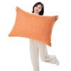 Cojín de Lino de Color Sólido, Cojín para Sofá, Cojín Grande para Respaldo para Sala de Estar y Cabecera de Cama, Funda de Cojín sin Relleno, Mirador