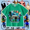 Nueva camiseta de manga corta para niños del juego de Roblox Animal Hospital, top moderno