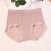 Calcinhas Femininas Dias Outono Costuradas Sem Costura de Cintura Média em Cores Doces, Cuecas Sem Costura Confortáveis e Respiráveis