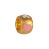 Furo grande Padrão Dourado com flores de miçangas borboleta miçangas de amor espaçador DIY pulseira de corda de mão tecida à mão acessórios