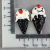 Brinquedo Alimentício de Morango Cola de Creme Acessórios de Resina para Joias DIY Caixa de Armazenamento Casquinha de Sorvete Copo d'Água Material para Capa de Celular