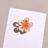 Presilha Média Colorida Flor Doce 4cm para Meninas Estilo Doce de Férias na Praia Cabelo Meio Preso Suprimento Transfronteiriço