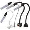Magnético 36 LED Imán Fuerte 24 Luces Luz de Trabajo para Máquina Herramienta Lámpara de Escritorio Industrial Costura Tipo V Fresadora Estilo V0V 22 Sin