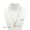 Cadena de Perlas Oceánicas de Venta Caliente Transfronteriza Europea y Americana Cadena para Clavícula de Mujer Colgante de Estrella de Mar y Concha Collar Multicapa Apilable Venta al por Mayor