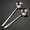 Acero Inoxidable 304 Mango Extendido Cuchara para Remover Cuchara de Café Cuchara para Comer en Casa Cuchara Cuchara Boca Profunda del Recipiente Cuchara para Condimentos
