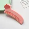 Pinza para el pelo de peine de color liso simple para arreglar y peinar el cabello perezosamente, pinza para flequillo, pinza para la parte alta de la cabeza, peine de viaje portátil