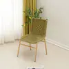 Silla de Ratán con Respaldo para Uso en Casa, Adecuada para Personas Mayores, Ocio, Balcón, Exterior, Jardín, Silla Individual Tejida, Simple y Moderna