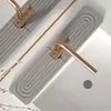 Almohadilla para grifo con ranura de retorno transfronteriza, barro de diatomeas, absorción de agua, secado rápido, almohadilla dura, fregadero de cocina y baño, almohadilla para lavarse las manos