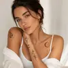 Pegatinas de Tatuajes Oscuros Transfronterizas en Stock, Pegatinas de Moda y Atmosféricas al por Mayor, Estilos de Celebridades de Internet Europeos y Americanos, Personalización de Pegatinas Decorativas