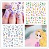 Adesivo para Unhas Princesa Menina Joia para Nail Art Cola no Verso Adesivo para Unhas Princesa Menina WG266-296